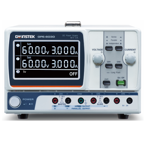Alimentatore programmabile lineare DC GW Instek GPE-6030 385W 3CH