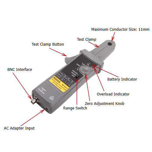 Rigol RP1001C Sonda di corrente 300kHz, 100A rms - Rigol Italia