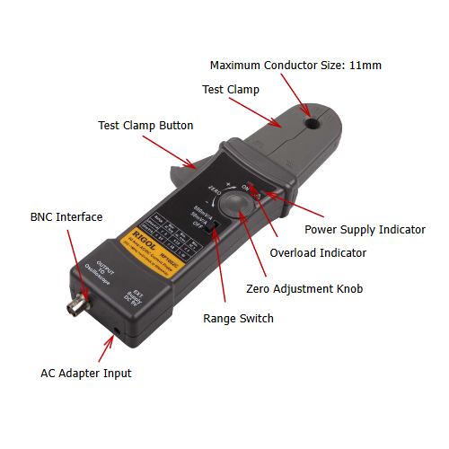 Rigol RP1002C Sonda di corrente 1MHz, 70A rms - Rigol Italia