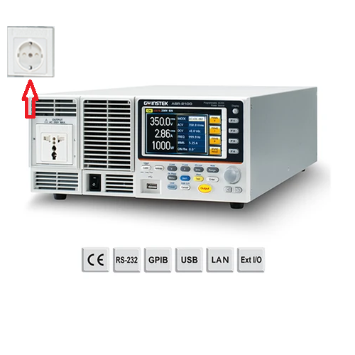 Alimentatore Programmabile AC+DC  GW Instek ASR-2100 1000VA. Euro socket. LAN+USB+RS232