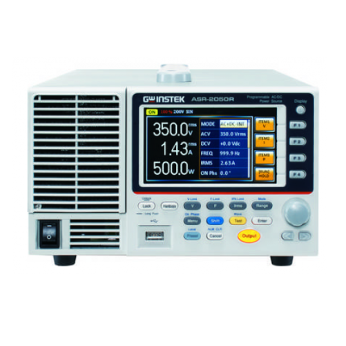 Alimentatore Programmabile AC+DC  GW Instek ASR-2050R 500VA.  LAN+ RS232+GPIB rack use