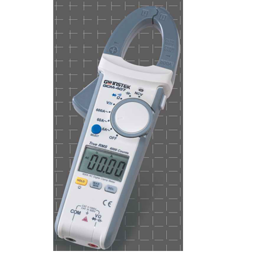 Pinza amperometrica digitale GW Instek GCM-407 Display (Counts): 6000