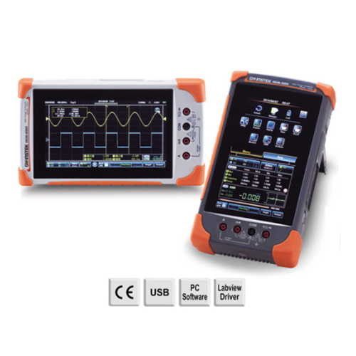 Oscilloscopio digitale palmare GW-Instek GDS-320 200 MHz . 2 Canali