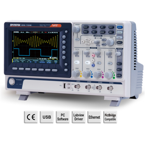 Oscilloscopio digitale GW-Instek GDS-1102B 100MHz . 2 Canali