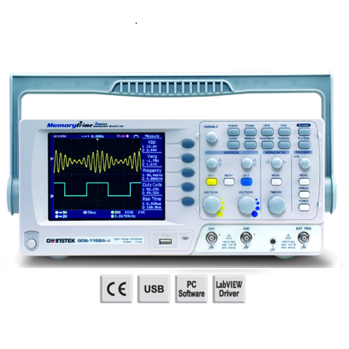 Oscilloscopio digitale GW-Instek GDS-1152A-U 150 MHz . 2 Canali