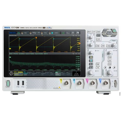 Oscilloscopio Rigol  HDO1204 200 MHz, 2 GSa/s, 50 Mpts, 4CH - Rigol Italia