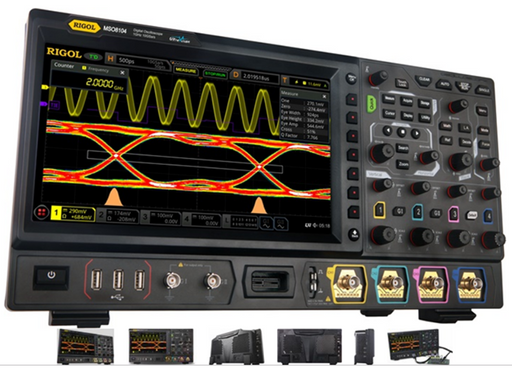 Oscilloscopio Rigol MSO8064 600MHz  mixed signals ( 4 Canali ANA + 16 Canali DIG )