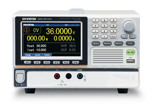 Alimentatore programmabile lineare DC GW Instek GPP-3610H 360W  1CH  (LAN+GPIB) (European Type)(CE)