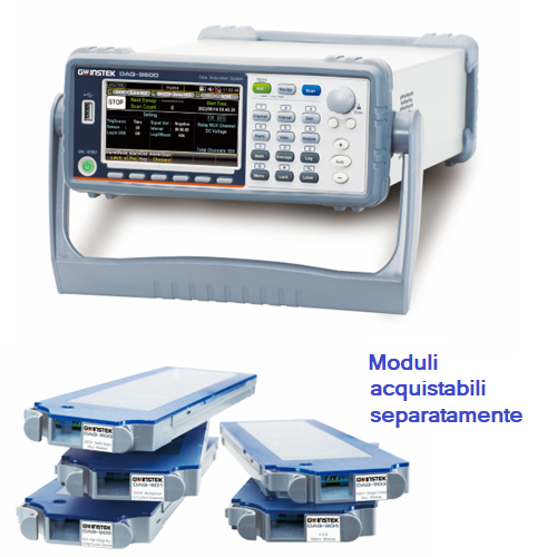 Sistema di acquisizione dati GW Instek DAQ-9600 Mainframe