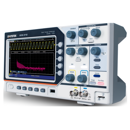 Oscilloscopio digitale  GW-Instek GDS-912  100MHz . 2 Canali