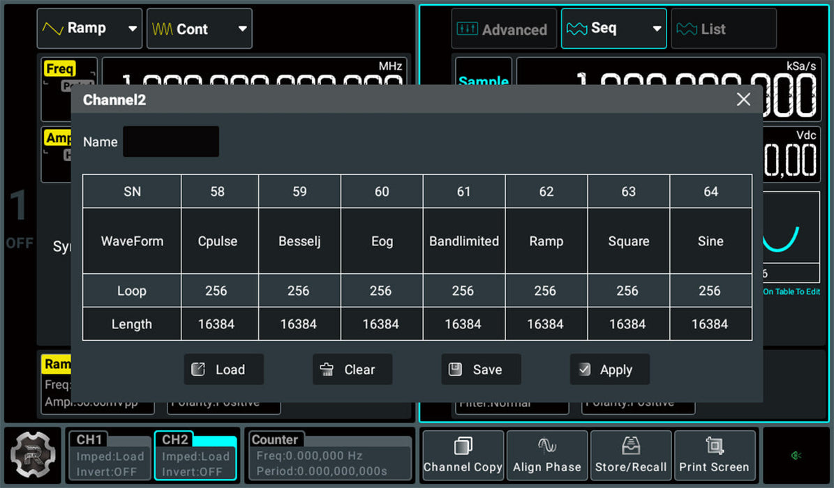 Generatore di funzione Rigol DG912 Pro (150 MHz. dual-channel) - Rigol Italia
