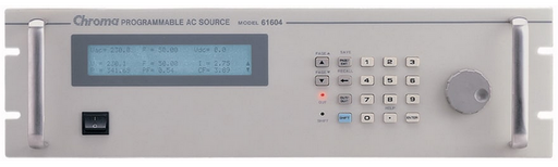 Alimentatore AC Chroma  61601      0-300V/15-1KHz/500VA, 1ø