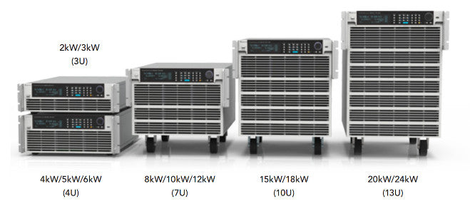 Carico programmabile DC Chroma 63210A-150-1000 150V/1000A/10kW (7U)
