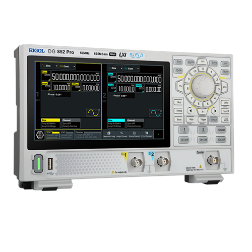 Generatore di funzione Rigol DG852 Pro (50 MHz. dual-channel) - Rigol Italia