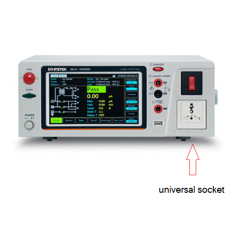 Tester sicurezza GW Instek GLC-10000 Universal socket