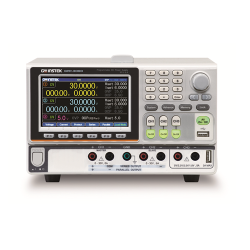Alimentatore programmabile tre canali DC GW Instek GPP-3060L  385W   (USB+LAN)