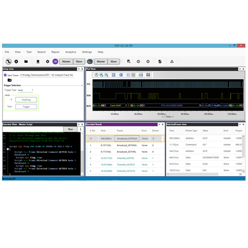 Prodigy PGY-I3C-EV-NL software decodificatore di protocollo Node Locked ( per Tektronix Windows Oscilloscope )