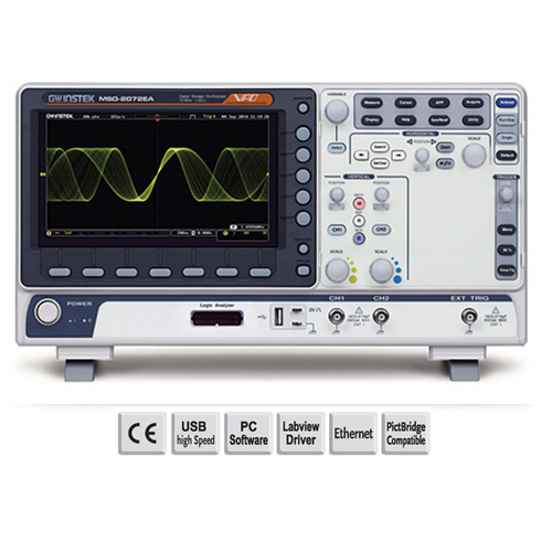 Oscilloscopio Segnali-Misti GW-Instek MSO-2204EA 200MHz. 4+16 Canali