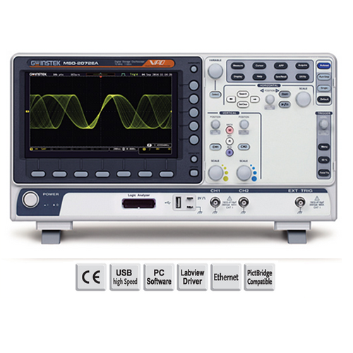 Oscilloscopio Segnali-Misti GW-Instek MSO-2104E 100MHz. 4+16 Canali