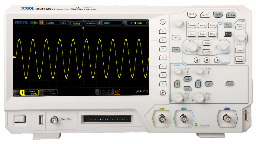 Oscilloscopio Rigol  MSO5152-E 150MHz  mixed signals