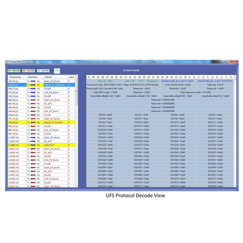 Prodigy PGY-UFS-NL software decodificatore di protocollo Node Locked ( per Tektronix Windows Oscilloscope )